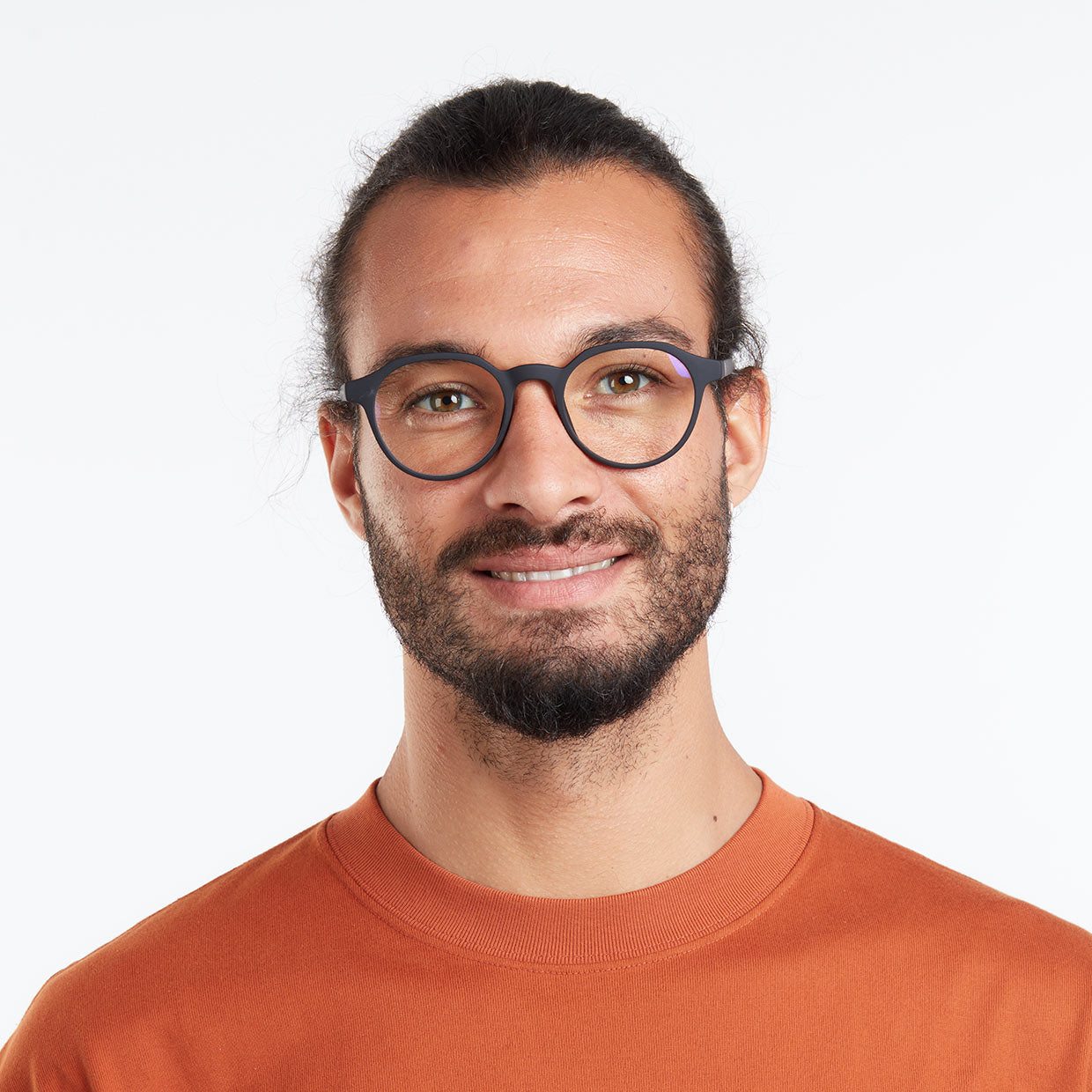 Chamberí Blue Light Glasses - hexagonal frame eyeglasses | BARNER